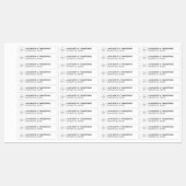 ホワイトキャンドル不正開封防止シールあなたのロゴラベル ラベル (シート)