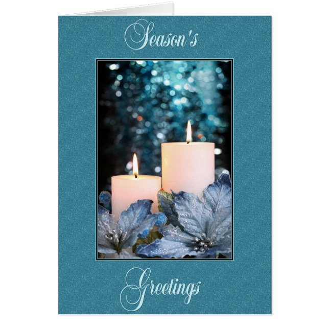 ホワイトキャンドル季節のごあいさつ (正面)