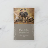 ホワイトキャンドル居心地の良いクリスマス折り畳み写真 シーズンカード (内部)