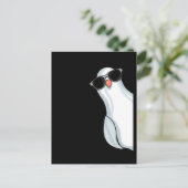 ホワイトキングピジョンフェンシングメンズピジョンレーシングピジョン ポストカード (スタンド正面)