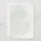 ホワイトキングプロテアオーキズトロピカル結婚フローラ 招待状 (裏面)