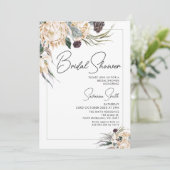 ホワイトキングプロテアブライダルシャワー 招待状 (スタンド正面)