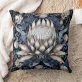 ホワイトキングプロテア クッション (ブランケット)