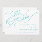 ホワイトキンセアニェラエレガント招待状 招待状 (正面/裏面)