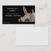ホワイトクォーツ結晶治癒結晶  名刺 (正面/裏面)