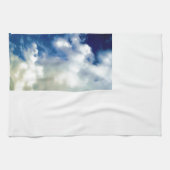 ホワイトクラウドとブルースカイ キッチンタオル (横)