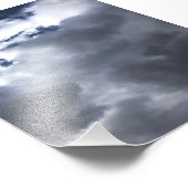 ホワイトクラウドブルースカイの写真の拡大 フォトプリント            (角)