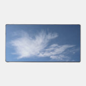 ホワイトクラウドブルースカイモダント写真 デスクマット (正面)