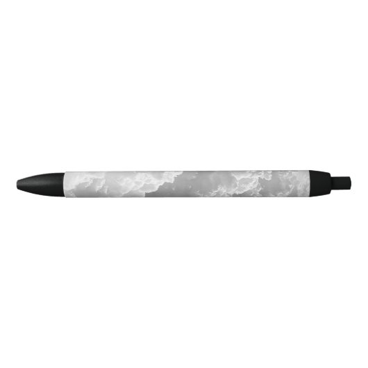 ホワイトクラウド、天気予報グラフィックス、曇りクリップアート 黒ボールペン (正面)