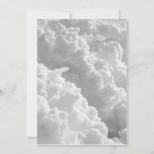 ホワイトクラウドSweet sixteen誕生日パーティー 招待状 (裏面)