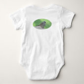 ホワイトクラウン付きスパローシャツ Tシャツ (裏面)