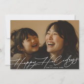 ホワイトクラシックスプレンダーフォトハッピー シーズンカード (正面)