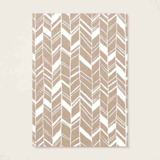 ホワイトクラフトジュエリーデザイナーイヤリングカード (裏面)