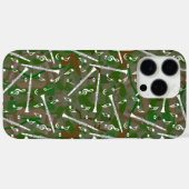 ホワイトクラリネット音楽ノート Case-Mate iPhoneケース (裏面 (横))