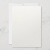 ホワイトクリエレガントームハートリハーサルディナー 招待状 (裏面)