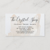 ホワイトクリスタルロックショップ 名刺 (正面)