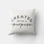 ホワイトクリスチャン引用文装飾用クッション クッション (裏面)