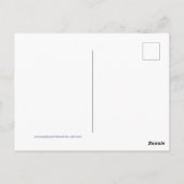 ホワイトクリスマスくるみ割りリース ポストカード (裏面)