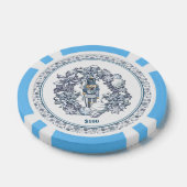 ホワイトクリスマスくるみ割りリース ポーカーチップ (シングル)