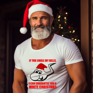 ホワイトクリスマスのための私の鐘をちりんちりんと鳴らして下さい Tシャツ
