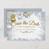 ホワイトクリスマスの保存日 案内ポストカード (正面/裏面)