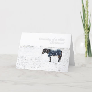 ホワイトクリスマスの夢を見ることか。 シーズンカード