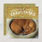 ホワイトクリスマスの夢を見ること シーズンカード (正面/裏面)