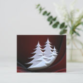 ホワイトクリスマスの木 シーズンポストカード (スタンド正面)