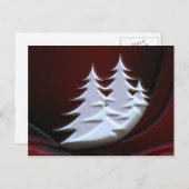 ホワイトクリスマスの木 シーズンポストカード (正面/裏面)