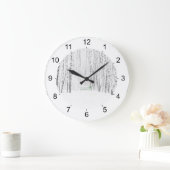 ホワイトクリスマスの物語 ラージ壁時計 (ホーム)