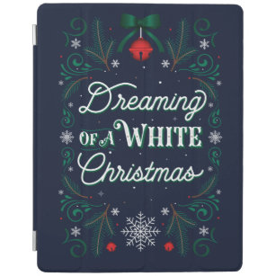 ホワイトクリスマスのiPadカバー箱の夢を見ること iPadスマートカバー