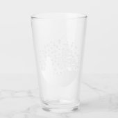 ホワイトクリスマスウィンターワンダーランド雪だるまツリー タンブラーグラス (正面)