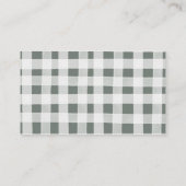 ホワイトクリスマスウッドランド動物詳細カード エンクロージャーカード (裏面)