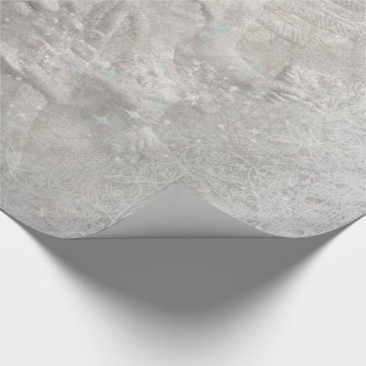 ホワイトクリスマスエンジェル ラッピングペーパー (角)