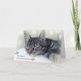 ホワイトクリスマスカードの夢を見ること シーズンカード