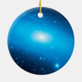 ホワイトクリスマススノーフレークオーナメント4 セラミックオーナメント (裏面)