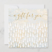 ホワイトクリスマスツリーズホリデーギフト証明書 (正面)