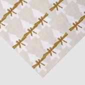 ホワイトクリスマスツリーティッシュペーパー、クリスマスボウズ 薄葉紙 (詳細)