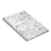 ホワイトクリスマスドゥードル ノートブック (右側)