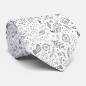 ホワイトクリスマスドードルズ ネクタイ (ロール)