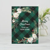 ホワイトクリスマスバラグリーンバッファロープレイドニューホーム シーズンカード (スタンド正面)