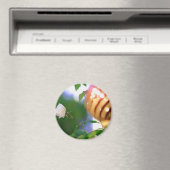 ホワイトクリスマスバラ マグネット (インサイチュ (食洗機))