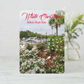 ホワイトクリスマスヒルトンヘッドスタイル!サウスカロライナ シーズンカード (スタンド正面)