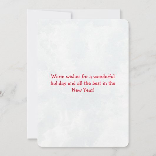 ホワイトクリスマスヒルトンヘッドスタイル!サウスカロライナ シーズンカード (裏面)