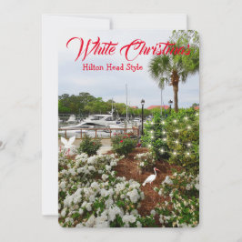 ホワイトクリスマスヒルトンヘッドスタイル!サウスカロライナ シーズンカード