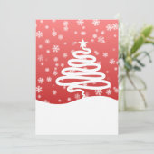ホワイトクリスマスフラットカード (スタンド正面)
