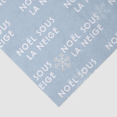 ホワイトクリスマスフランスのティッシュペーパーブ淡い色のルー 薄葉紙 (詳細)