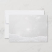 ホワイトクリスマスボール、ライトカンパニークリスマスパーティー 招待状 (裏面)