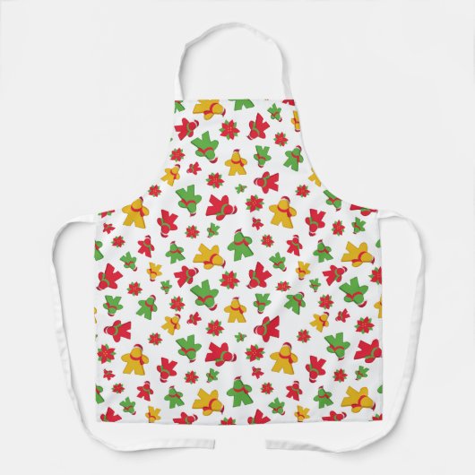 ホワイトクリスマスミートルゲーマー エプロン (正面)
