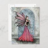 ホワイトクリスマス妖精はがき シーズンポストカード (正面/裏面)